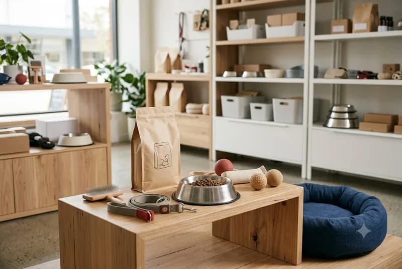 Pet food, accessories and animal care products